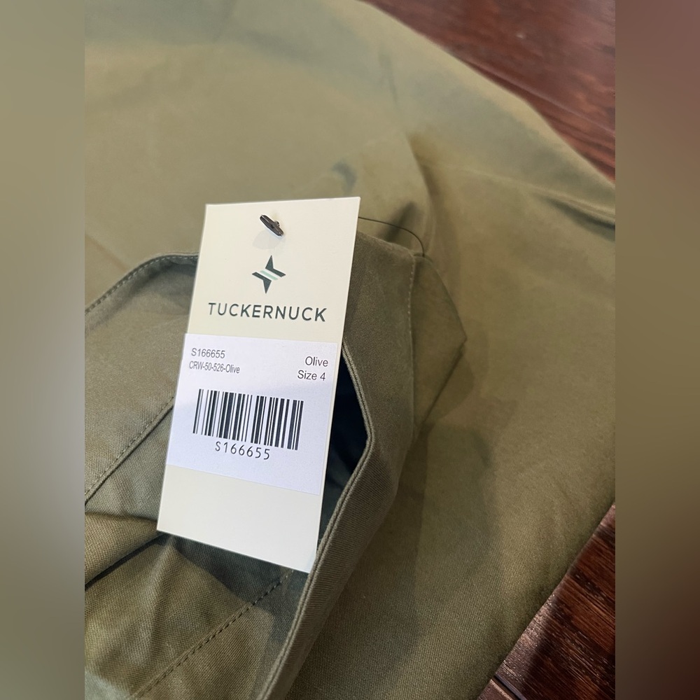 Tuckernuck Women Olive Green Brynn Skirt Button Midi Skirt Size 4 NEW - Picture 6 of 9